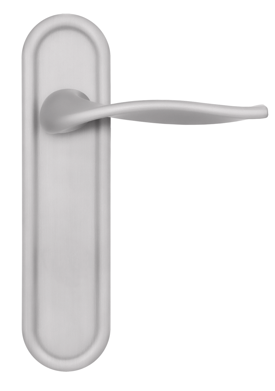 Ручка дверная SKYSCRAPER PLR SSW на планке, цвет Стокгольмский снегопад/Stockholm Snowfall фото купить в Казани