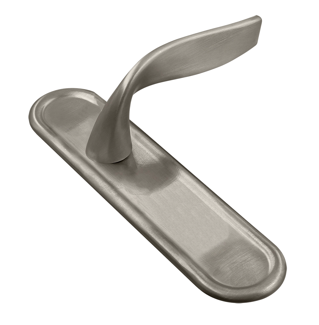 Ручка дверная SKYSCRAPER PLR SMI на планке, цвет Весенняя дымка/Spring Mist фото купить Казань