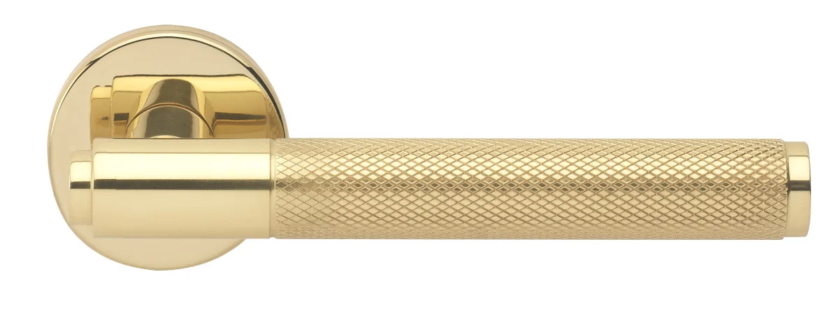 BRIDGE R6 OTL, ручка дверная с усиленной розеткой, цвет -  золото фото купить Казань