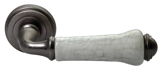 UMBERTO, ручка дверная MH-41-CLASSIC OMS/GR, цвет - старое мат.серебро/серый фото купить Казань