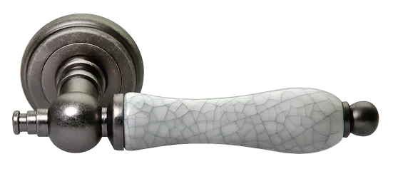 MART, ручка дверная MH-42-CLASSIC OMS/GR, цвет - старое мат.серебро/серый фото купить Казань