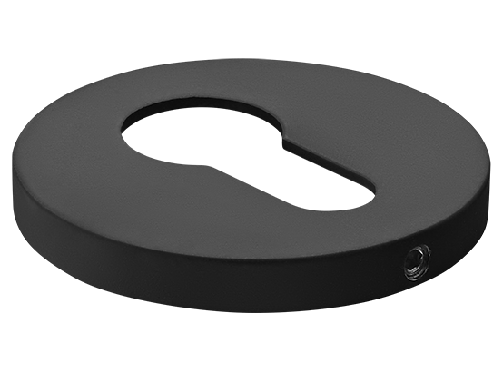 Накладка на ключевой цилиндр, на круглой розетке 6 мм, MH-KH-R6 BL, цвет - чёрный фото купить Казань