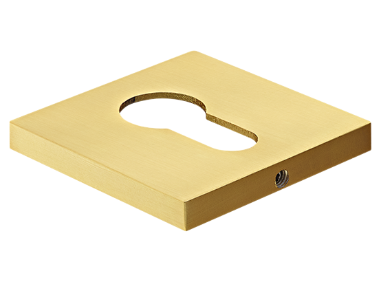Накладка на ключевой цилиндр, на квадратной розетке 6 мм, MH-KH-S6 MSG, цвет - мат. сатинированное золото фото купить Казань