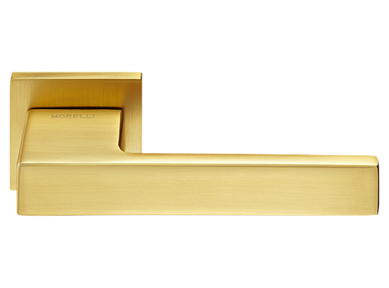 LOT ручка дверная на квадратной розетке 6 мм MH-56-S6 MSG, цвет - мат.сатинированное золото фото купить Казань